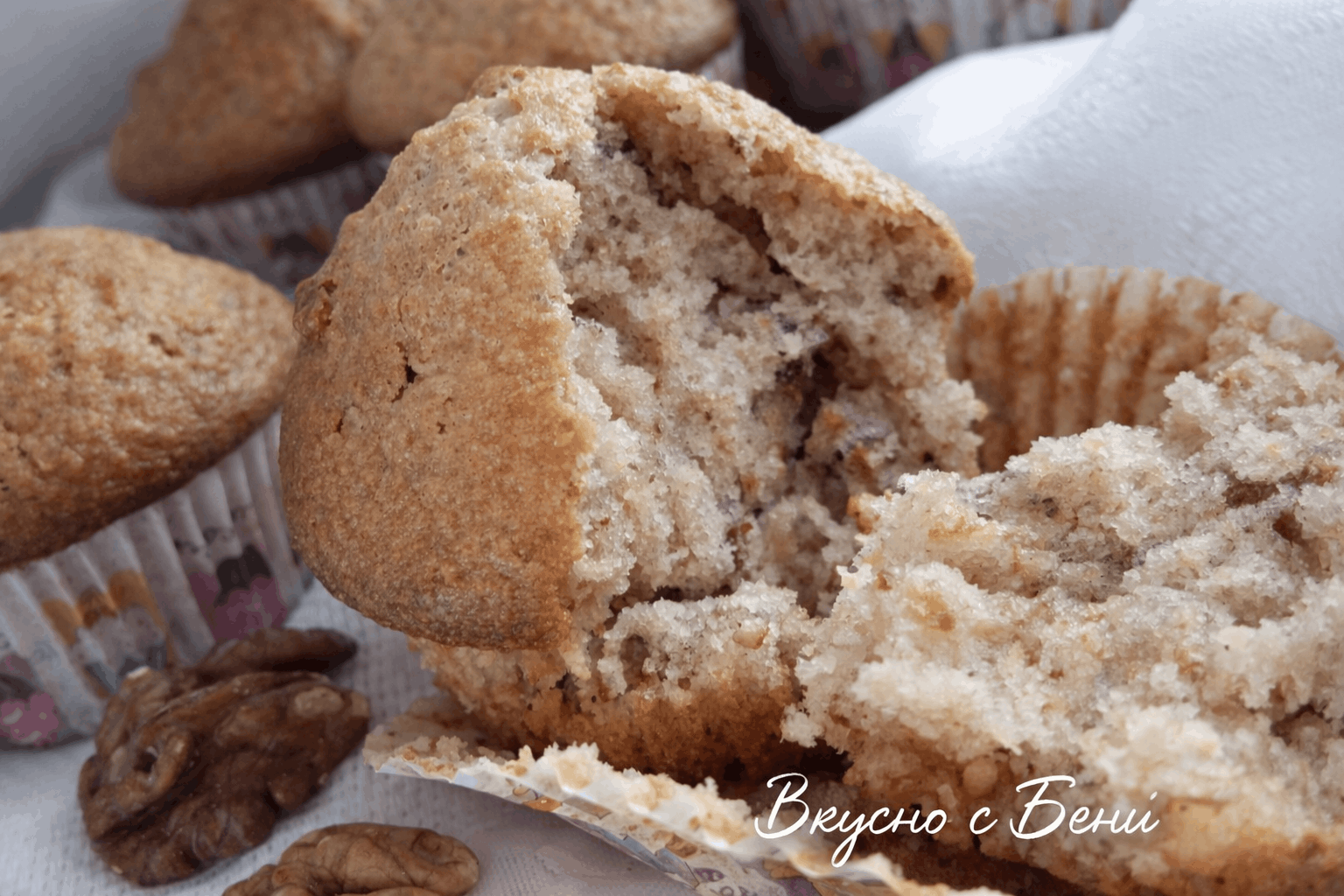 Кексчета с овесени ядки, орехи и стафиди-Стъпка-7110